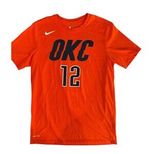 Nike Dri-Fit Oklahoma City Thunder Steven Adams Jersey T-Shirt Size Medium